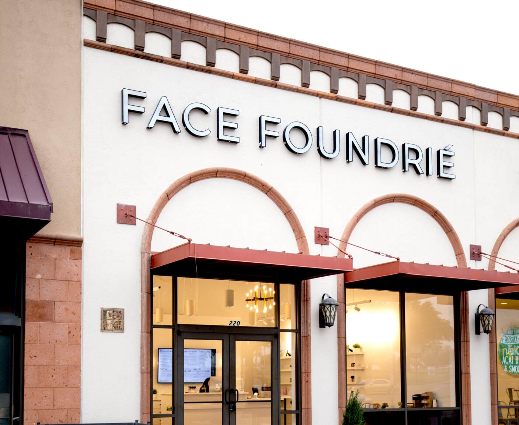 FACE FOUNDRIÉ Fort Worth facial bar building